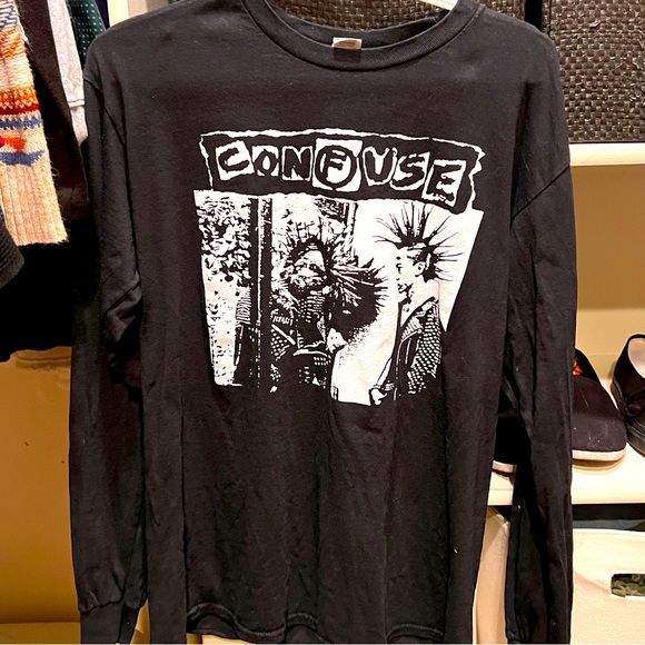 Other - Long sleeve Confuse shirt size medium crust punk dbeat